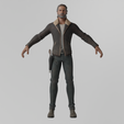Renders0001.png Rick Grimes The Walking Dead Textured Rigged