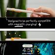tie_applepencil_charging_tuto.jpg Fichier OBJ gratuit Clip de cravate pour Apple Pencil 1 & 2 | iPad・Modèle imprimable en 3D à télécharger