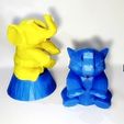 DSC02251.JPG STL file LOW POLY ELEPHANT MONEY BOX・Model to download and 3D print