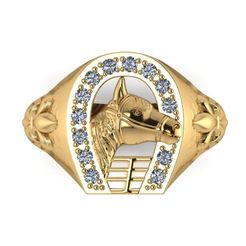 389bbb54-6d00-4335-a658-ce77ff015c54.jpg STL file Horse head ring (horseshoe).・Template to download and 3D print