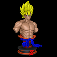 render_19.png Goku super sayajin bust - Dragon Ball Z