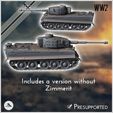 7.jpg Tiger M1943 Hollywood version Kelly's Hereos (with T-34 tracks) - Germany Eastern Western Front Normandy Stalingrad Berlin Bulge WWII