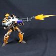 03.jpg Rifle and Ammo Belt for Transformers WFC Dinobot