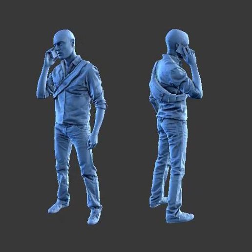 CHARACTER MAN FIGURE A80 3D model
