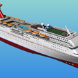 2.png CARNIVAL FASCINATION cruise ship 3d printable model
