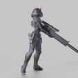 assasin_090.jpg Assassin with Heavy Weapon Statue 3D Print Model