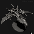 Tech_Elves_Bomber_01_01.png Tech Elves - Jet Fighters and Bombers - 28mm scale