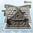 5.jpg Medieval store with front sign and exposed framework (7) - Medieval Fantasy Magic Feudal Old Archaic Saga 28mm 15mm