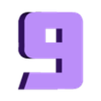 9.stl TRANSFORMERS Letters and Numbers | Logo