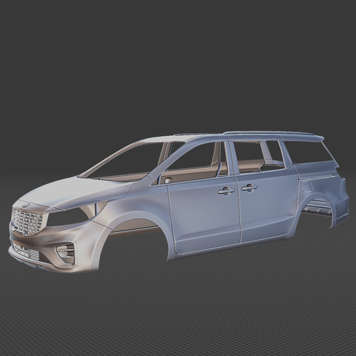 Kia Sedona 2019 Body 3D Model
