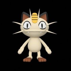 8fd2a6986739f9f826d4e7c9530d0de0_preview_featured.jpg STL-Datei Meowth kostenlos・Design für 3D-Drucker zum herunterladen