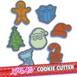 XMASALL.jpg XMAS - SET OF 7 COOKIE AND FONDANT CUTTERS