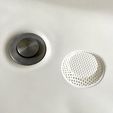 sink strainer03.jpg FILTRE D'ÉVIER DE SALLE DE BAIN POUR PROTÉGER LE DRAIN CONTRE LES CHEVEUX V2
