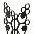 80_mm_X_120_mm_Sculpture.png Hydrogen PCs - Hexagon Sculptures for Lian Li O11D Mini
