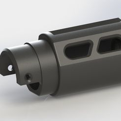 Extrenal-barrel-short-2.jpg Fichier STL Canon externe court pour AAP01・Objet pour impression 3D à télécharger