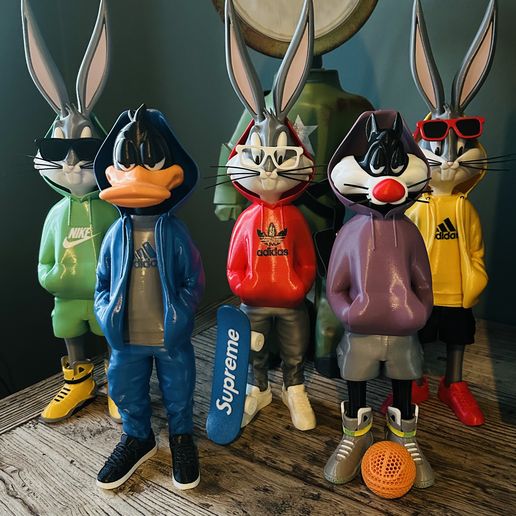 🎨 Bugs bunny urban vibes Fan art (multiparts/3mf)・3D Print