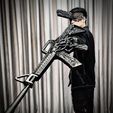 z5295414423485_1fbfaddfa5b7ab0997aff91851eca46f.jpg Aki Devil Gun Full Accessories (Mask and Blade arm) - Chainsawman Cosplay