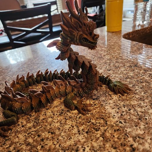 包括 3MF 的 Flexi 印刷御龙！