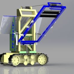 pvrt1.jpg 3D file Photovoltaic Cleaning tracked robot・3D printer design to download