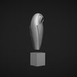 09.jpg White Owl Sculpture 3D Model