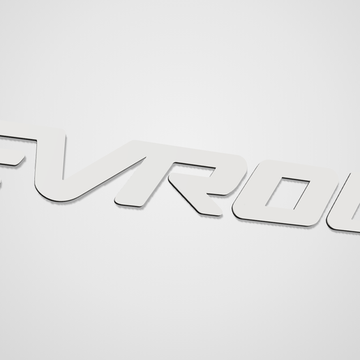 Letras Emblema Chevrolet Clásico - Insignia 3D Portón Trasero STL
