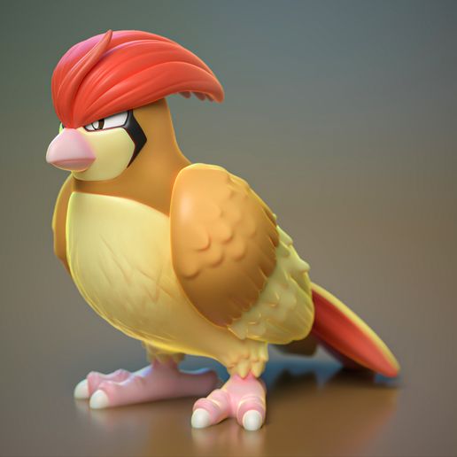 High Quality Pidgeotto Miniature - 3D Printable STL Model For Tabletop Gaming and Display 3D model preview