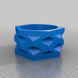 Hexagonal_Planter_80x120.png Fichier STL gratuit Vase à fleurs hexagonal・Design à télécharger et à imprimer en 3D, JackHydrazine