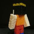 STL file Minecraft Herobrine (Easy print and Easy Assembly) 🗿・3D