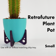 DriptrayPreview-Small.png Retrofuturistic Small Plant Pot