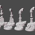 ZBrush-ScreenGrab01_0002_Calque-0.jpg 6 Textured bases - Antic ruins - 32mm - set 2