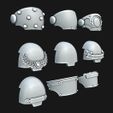 Terminator.jpg STL file SM Shoulderpads・3D printable model to download