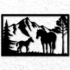 project_20230220_1045439-01.png horses in the mountains wall art horse wall decor
