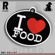 ilf 4.jpg PET NECKLACE (I LOVE FOOD) necklace / key chain