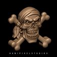 3D-pirate-bas-relife-3d-print-Holloween-3d-model,stl-file,3d-printable,3d-print-model,bas-relie.jpg 3D Pirate Skull Cross bone Bas relief design STL