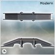 4.jpg Modern bridge with brick cladding, double pillars, and access slopes (6) - Modern WW2 WW1 World War Diaroma Wargaming RPG Mini Hobby