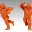 012.jpg Файл 3D Годзилла против Конга Диорама Monsterverse・3D-печатная модель для загрузки