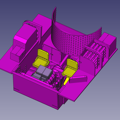 M4A1-Drivers-Interior.png Fichier STL M4A1 Sherman (sec, 75mm) Intérieur des pilotes・Design imprimable en 3D à télécharger
