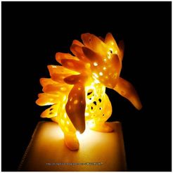 Sandslash_01.jpg STL-Datei Sandslash Lamps - Voronoi Style kostenlos・Design für 3D-Drucker zum herunterladen