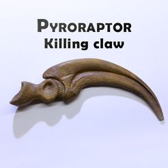 Pyroraptor_claw_preview01.jpg Pyroraptor Raptor Claw