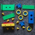 cargo_set.jpg STL file Toy train construction set - whole train combo・Model to download and 3D print