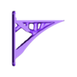 ShelfBracket_15mm_wScrew.STL SHELF SUPPORT GENERATIVE DESIGN TOPOLOGY