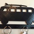 IMG_7961.JPG Free STL file VW Bus Key Rack・3D printing idea to download