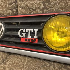 IMG_1977.jpg Fichier OBJ Emblème Golf 2 Gti 8v・Modèle imprimable en 3D à télécharger