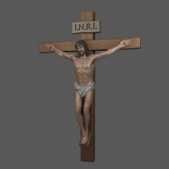 4.jpg Download OBJ file Jesus Christ • Model to 3D print, fidad