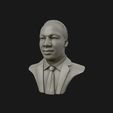 07.jpg Martin Luther King head sculpture ready to 3D print