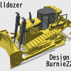 kittenDT6.jpg Archivo STL 1/14 Kitten DT6 Bulldozer・Idea de impresión 3D para descargar