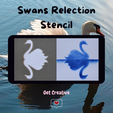 Swans-Reflection-Stencil.png Swans Reflection Stencil