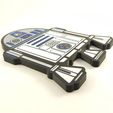 IMG_20230501_134041.jpg STL file R2D2 display piece and magnet sign.・3D printer design to download