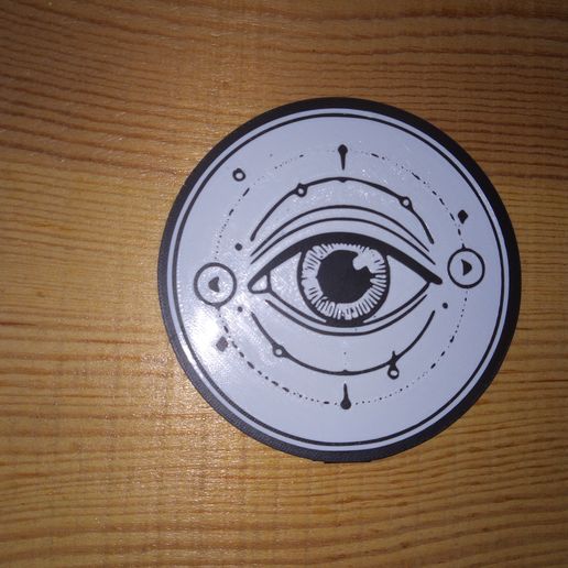 All seeing eye – Coaster No.008 (1mm Master Standard)
