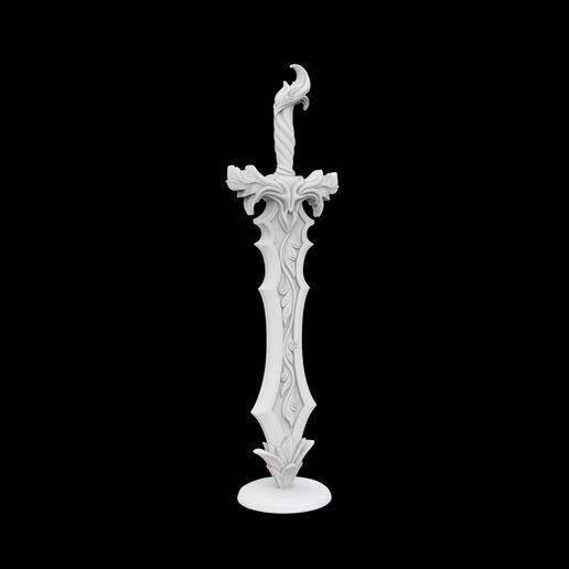 Broad Claymore Sword 3D Printable Model 3D model
